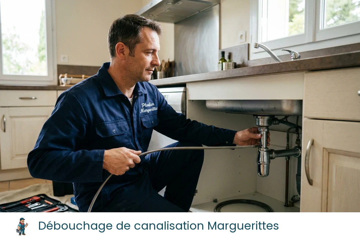 Débouchage de canalisation à Marguerittes