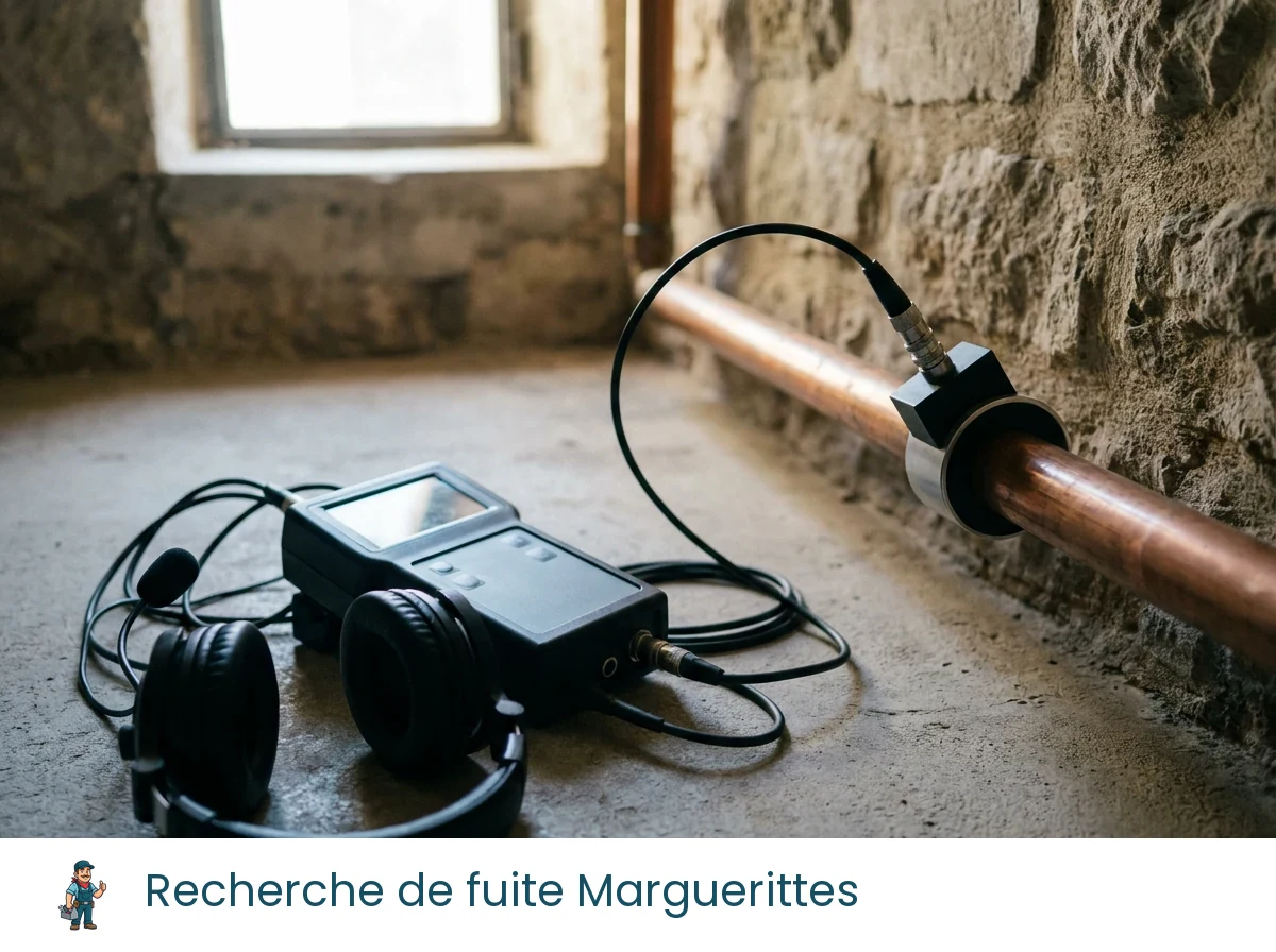 Recherche de fuite à Marguerittes