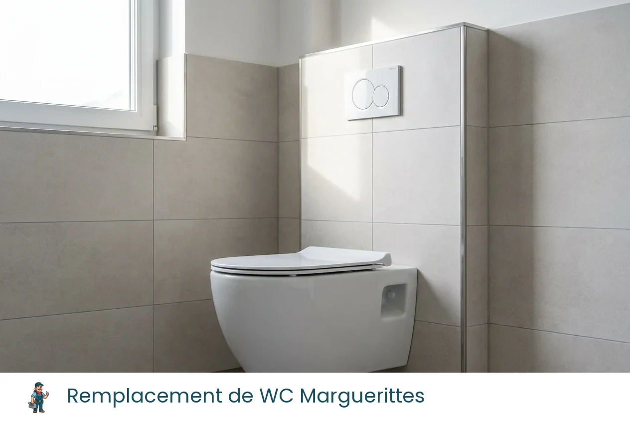 Remplacement de WC à Marguerittes