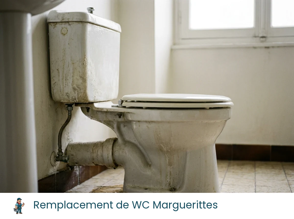 Remplacement de WC à Marguerittes