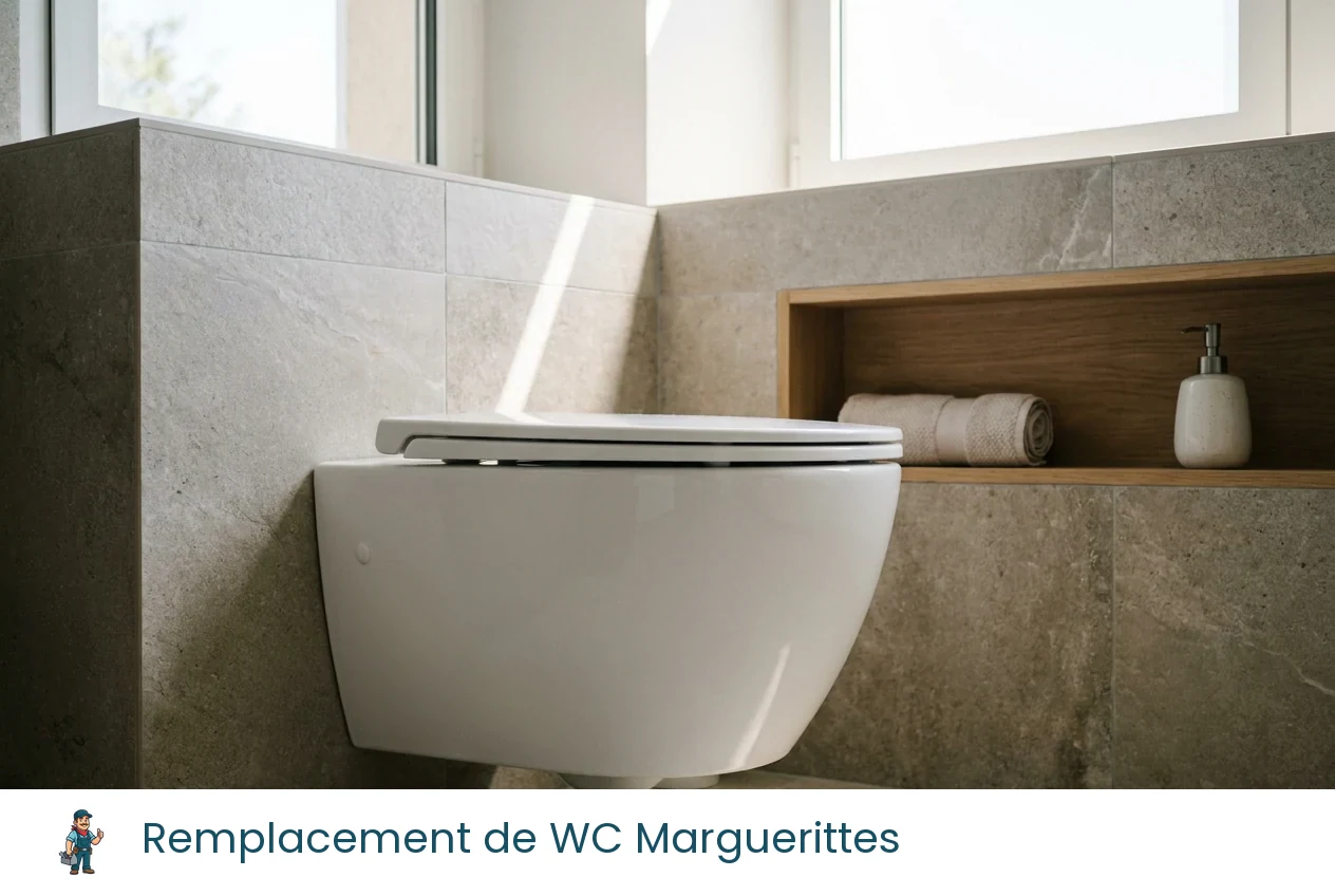 Remplacement de WC à Marguerittes