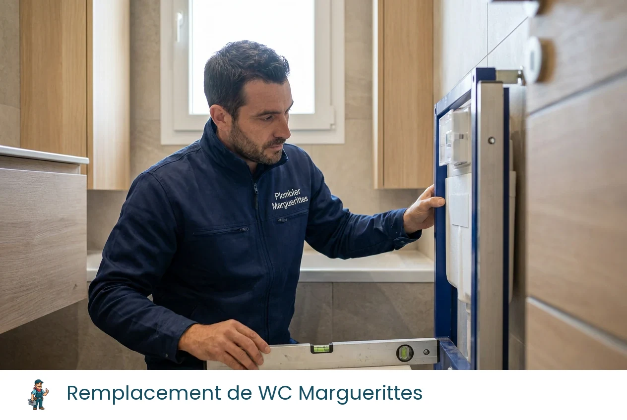 Remplacement de WC à Marguerittes